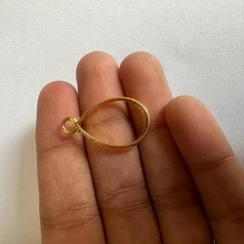 Mini bezel drop gold
