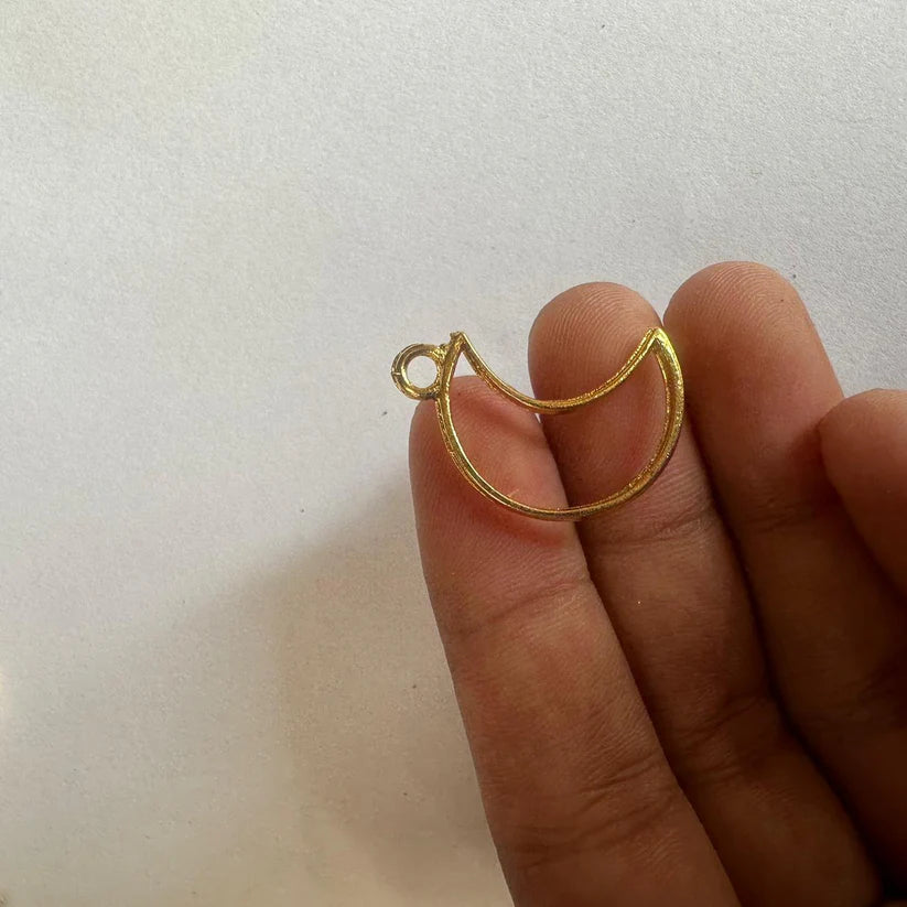 Mini bezel moon gold