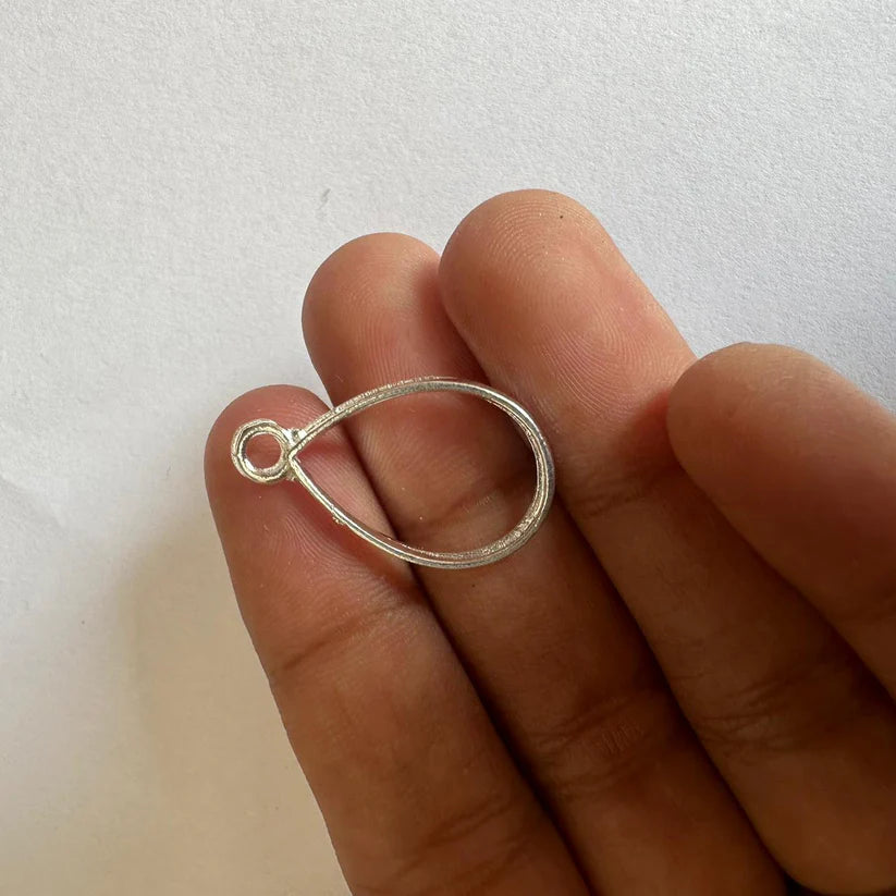 Mini bezel drop silver