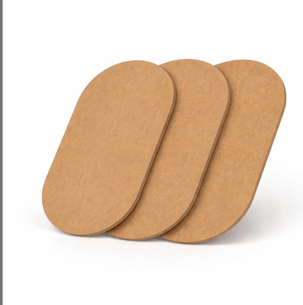 14*20 mdf (6mm) capsule shape