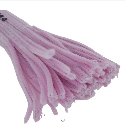 Light pink pipe cleaner