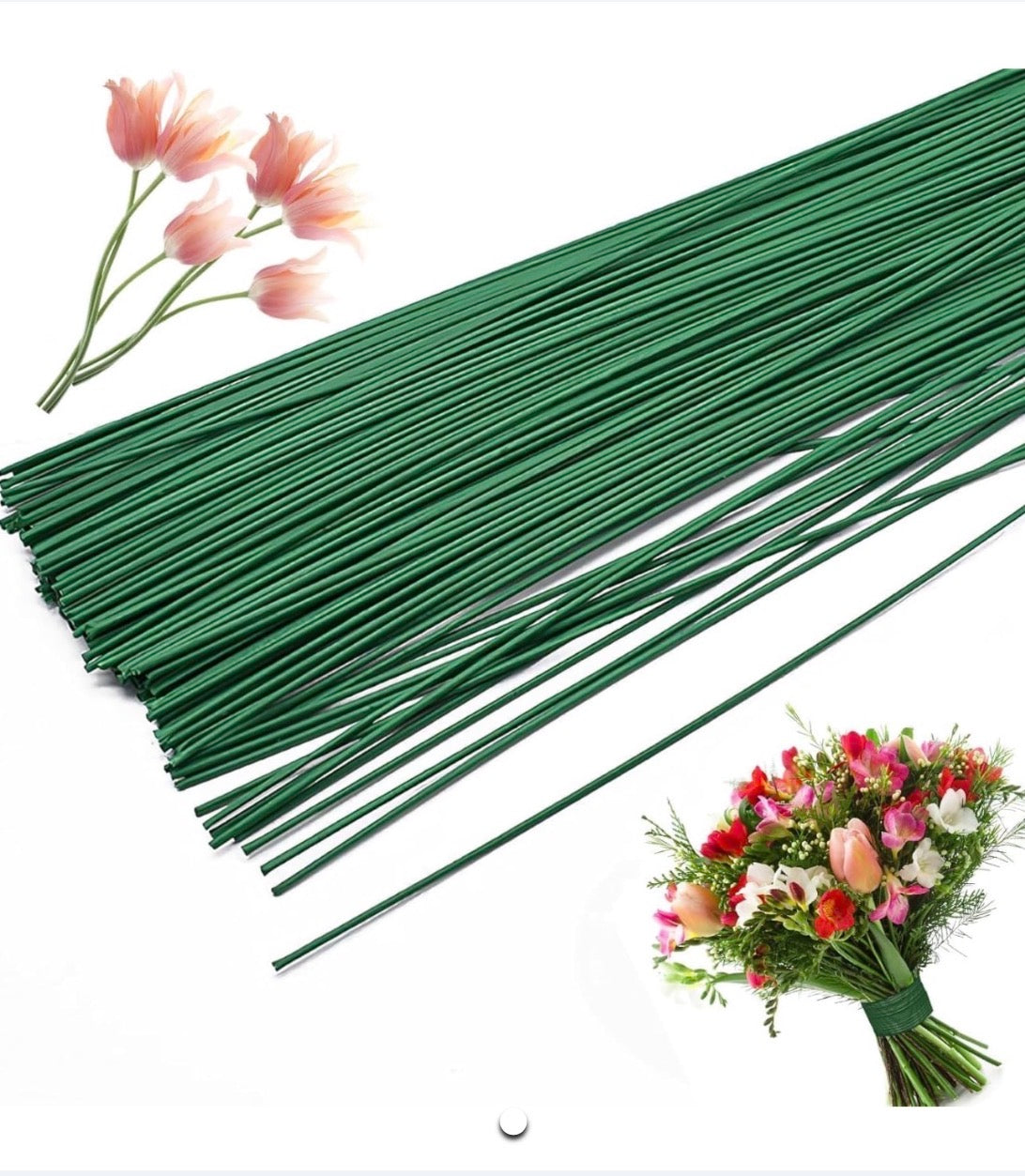 18/Guaze floral wire