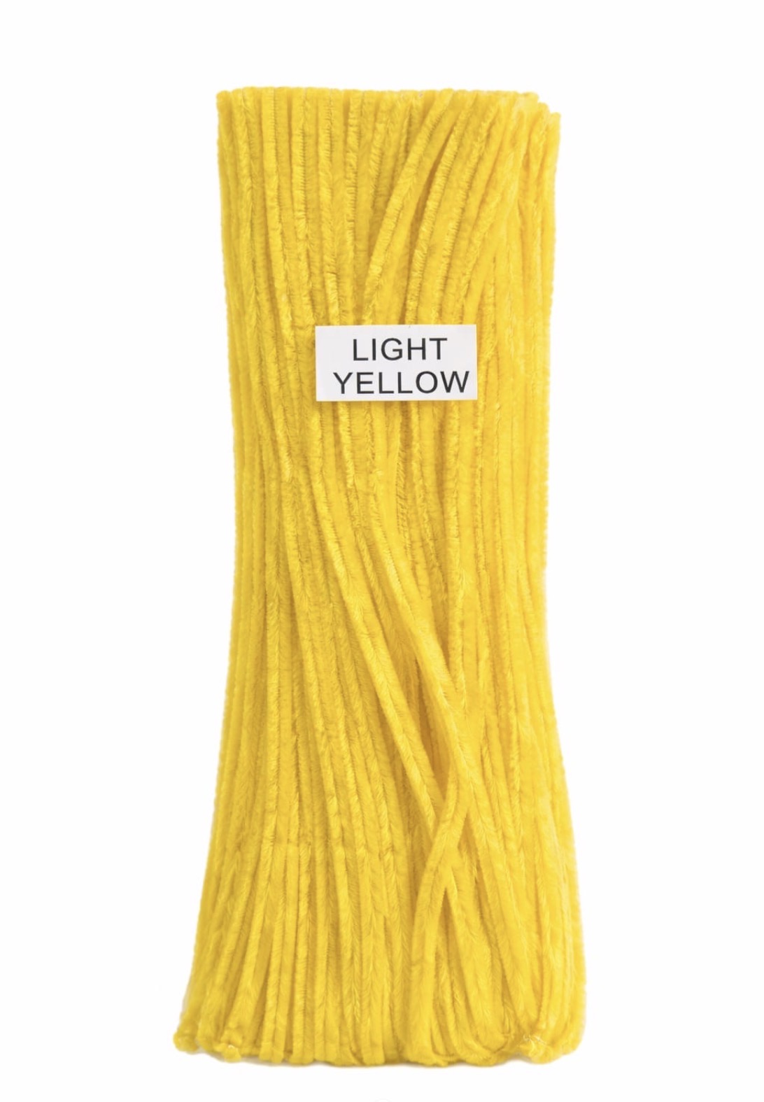 Light yellow pipe cleaner