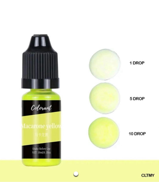 Fluorescent Yellow 10ml Colorant