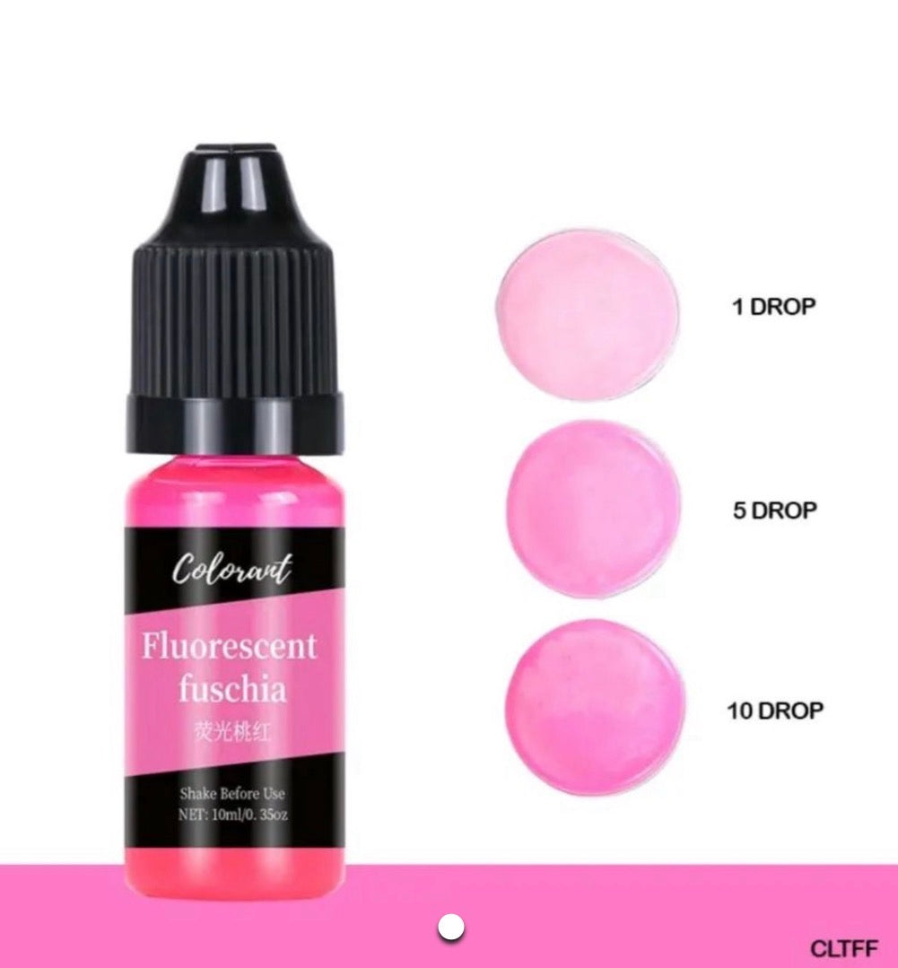 Fluoroscent Fuschia 10ml Colorant