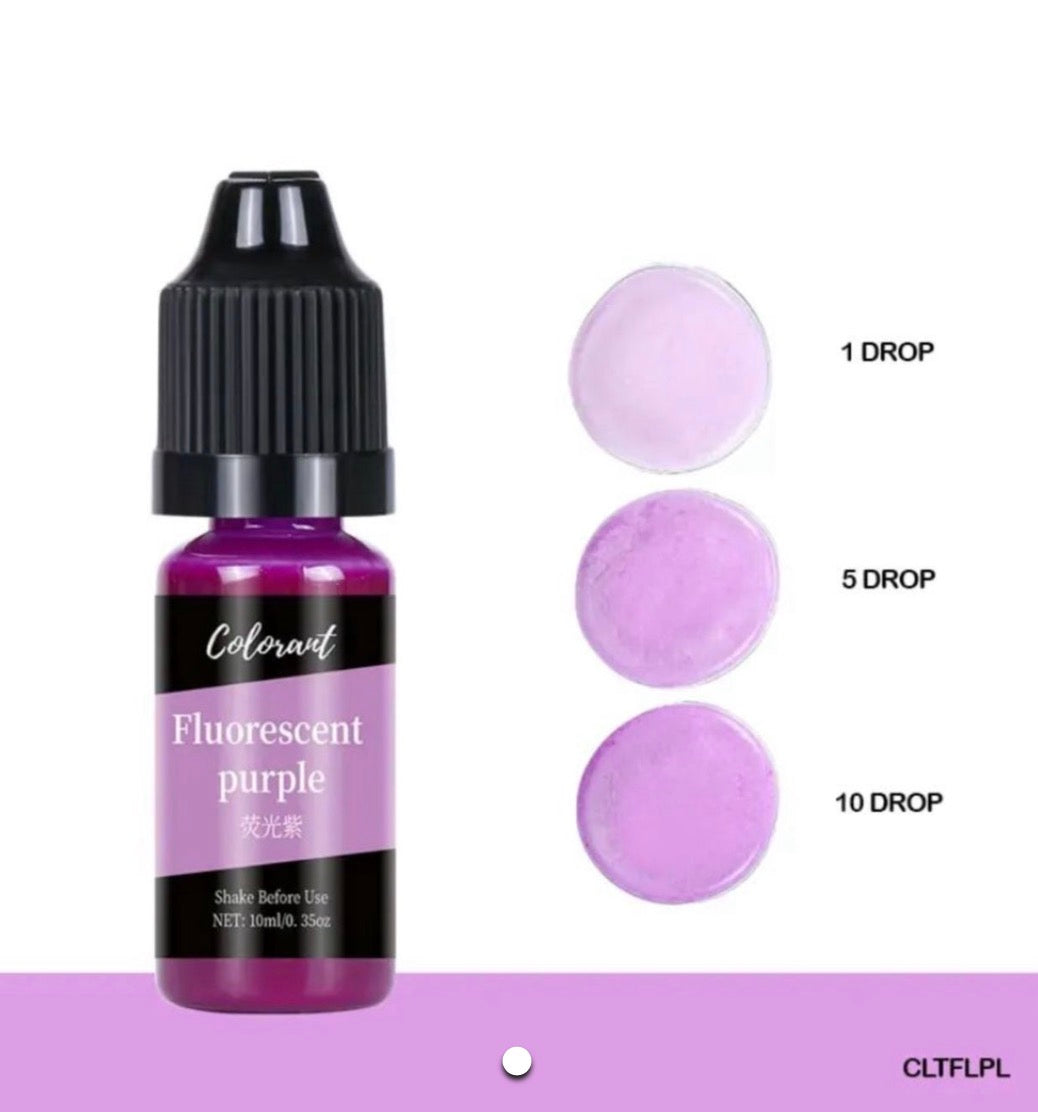 Fluoroscent Purple 10ml Colorant