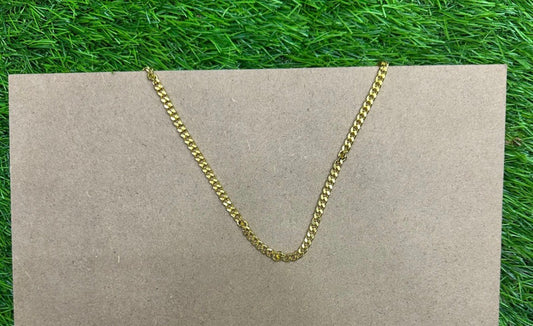 Golden hanging chain for name plate