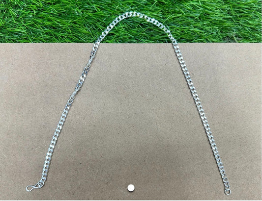 Silver hanging chain for name plate