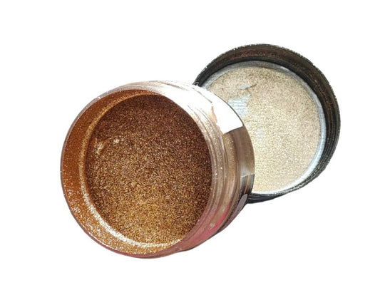 Floating gold pearl pigment