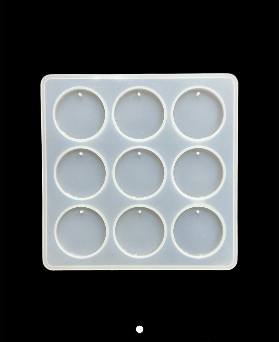 9 Cavity circle keychain mould