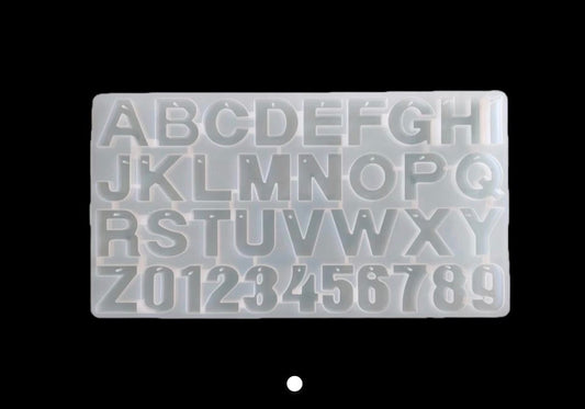 Alphabet mould with hole