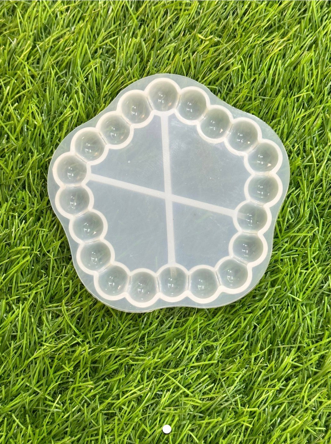 5" Pentagoan bubble dish mould