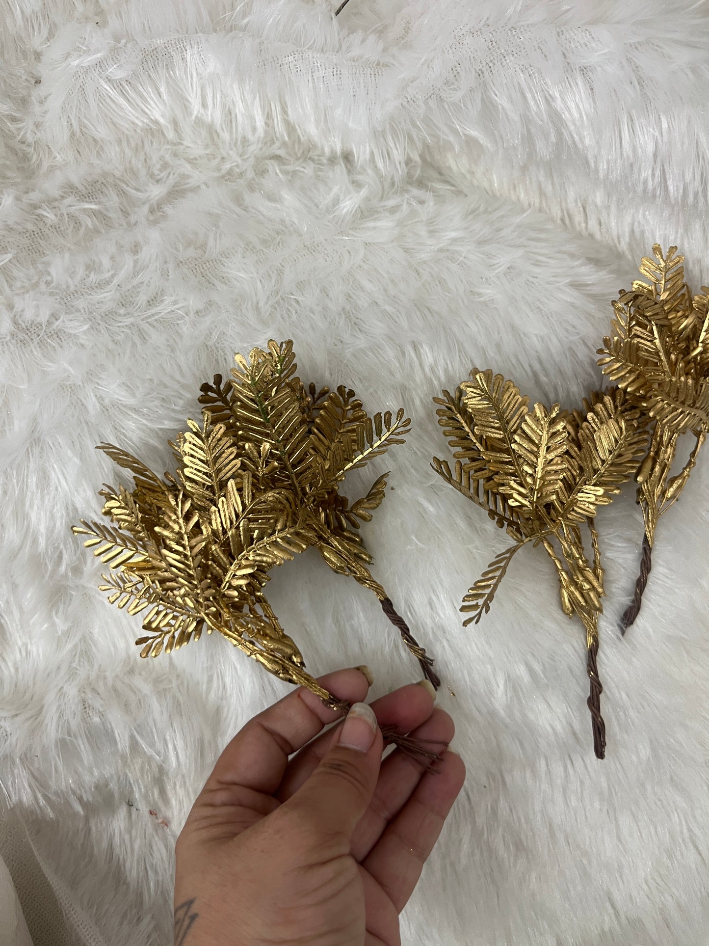 Decorative Artificial flower gold
