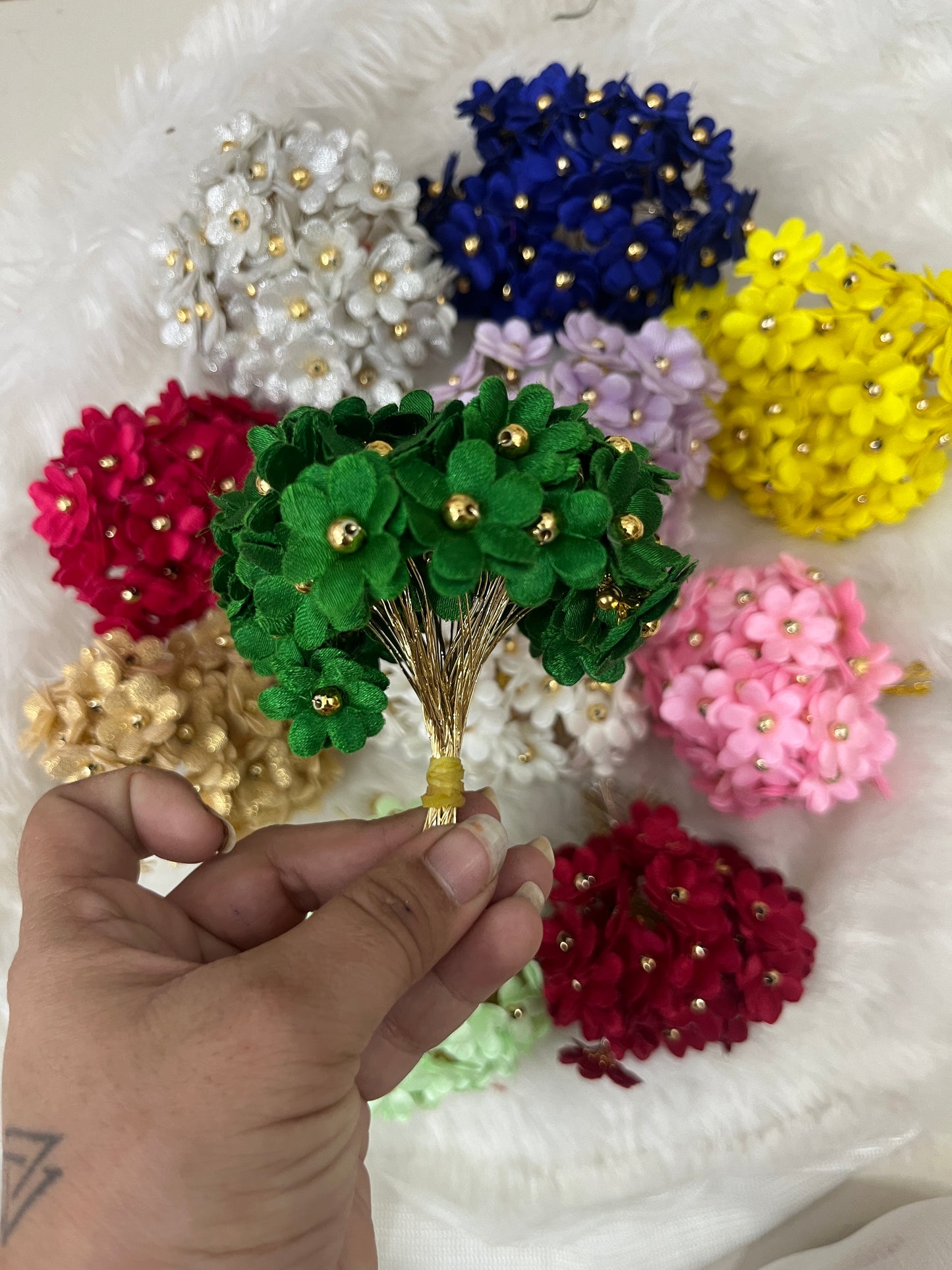 Decorative artificial flower multicolour