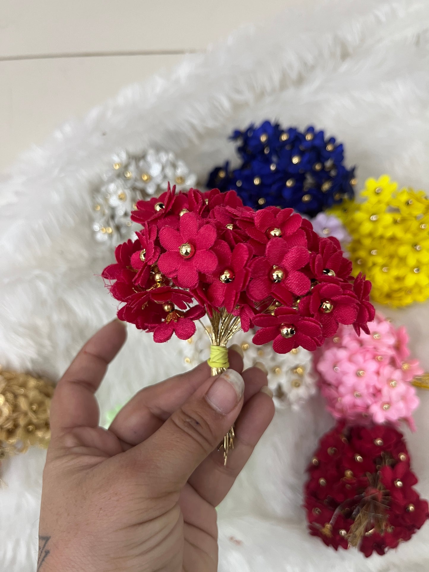 Decorative artificial flower multicolour