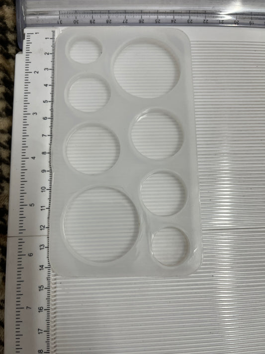 Mix size Round keychain mould