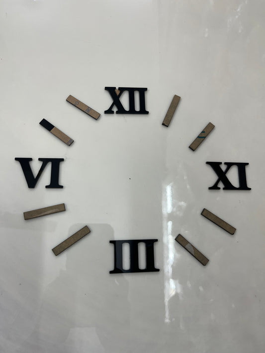 Acrylic Number with Stick (1.5)inch