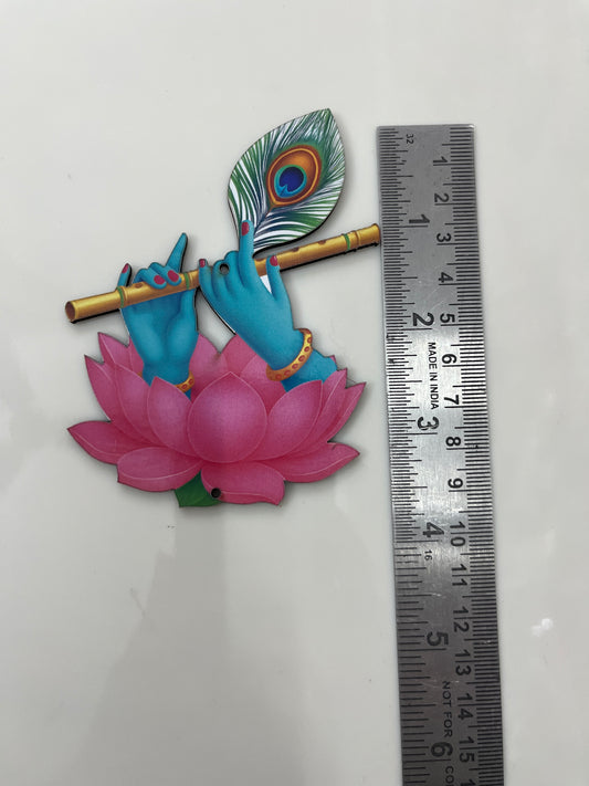 Krishna wooden cutouts