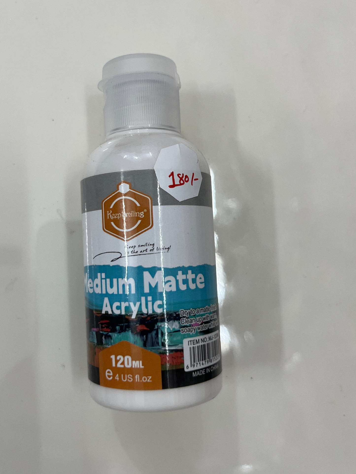 White Medium Matte Acrylic