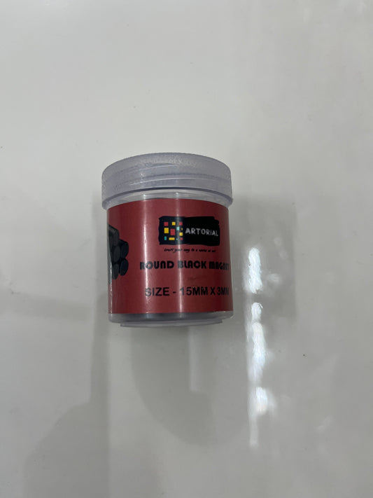 Round Black Magnet