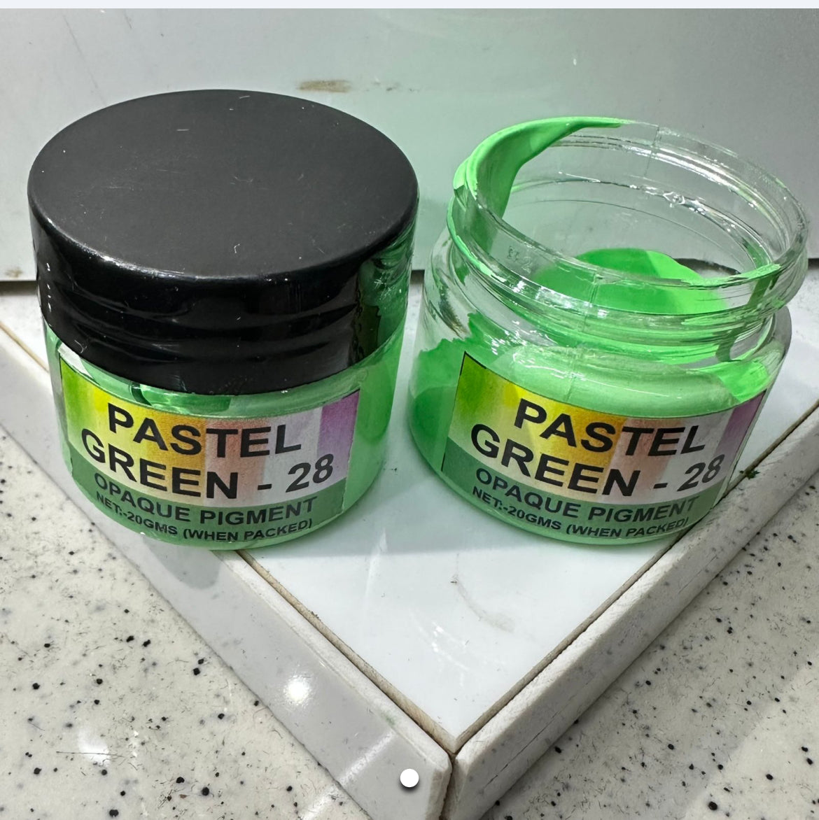 Pastel green opaque pigment (20 gram)