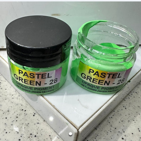 Pastel green opaque pigment (20 gram)