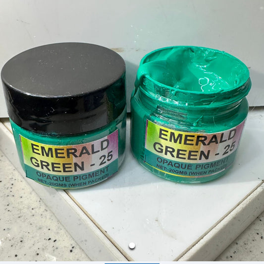 Emerland green opaque pigment (20 gram)