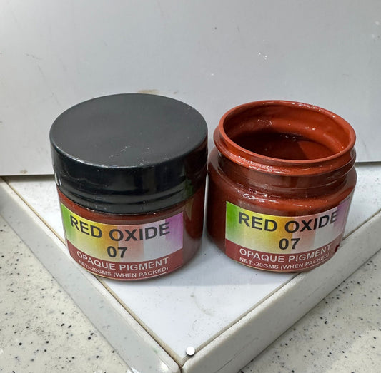 Red oxide opaque pigment (20 gram)