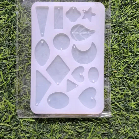 Keychain and Pendant 15 Cavity SIlicon Mould