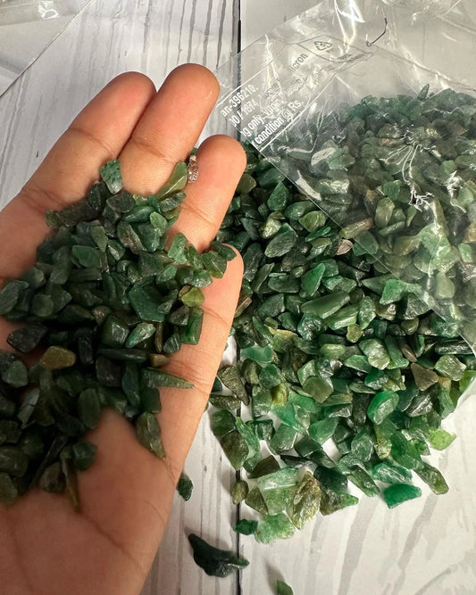 Marble green stones