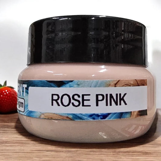 Rose pink opaque pigment
