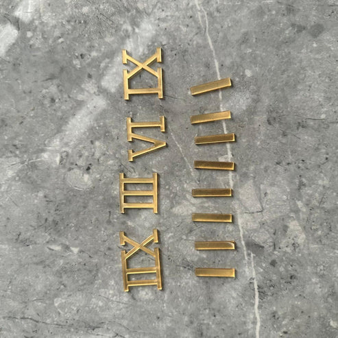 Roman number with stick