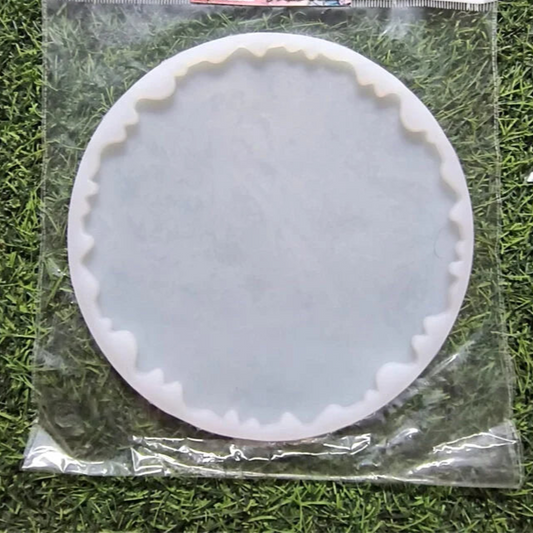 Round Agate Zigzag 8 inch
