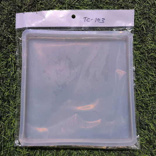 Square Plain 06x06Inch 10mm Depth Silicon Mould