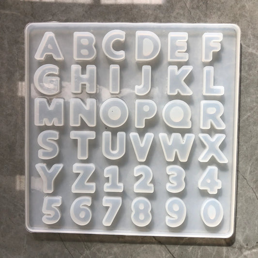 Alphabet mould small