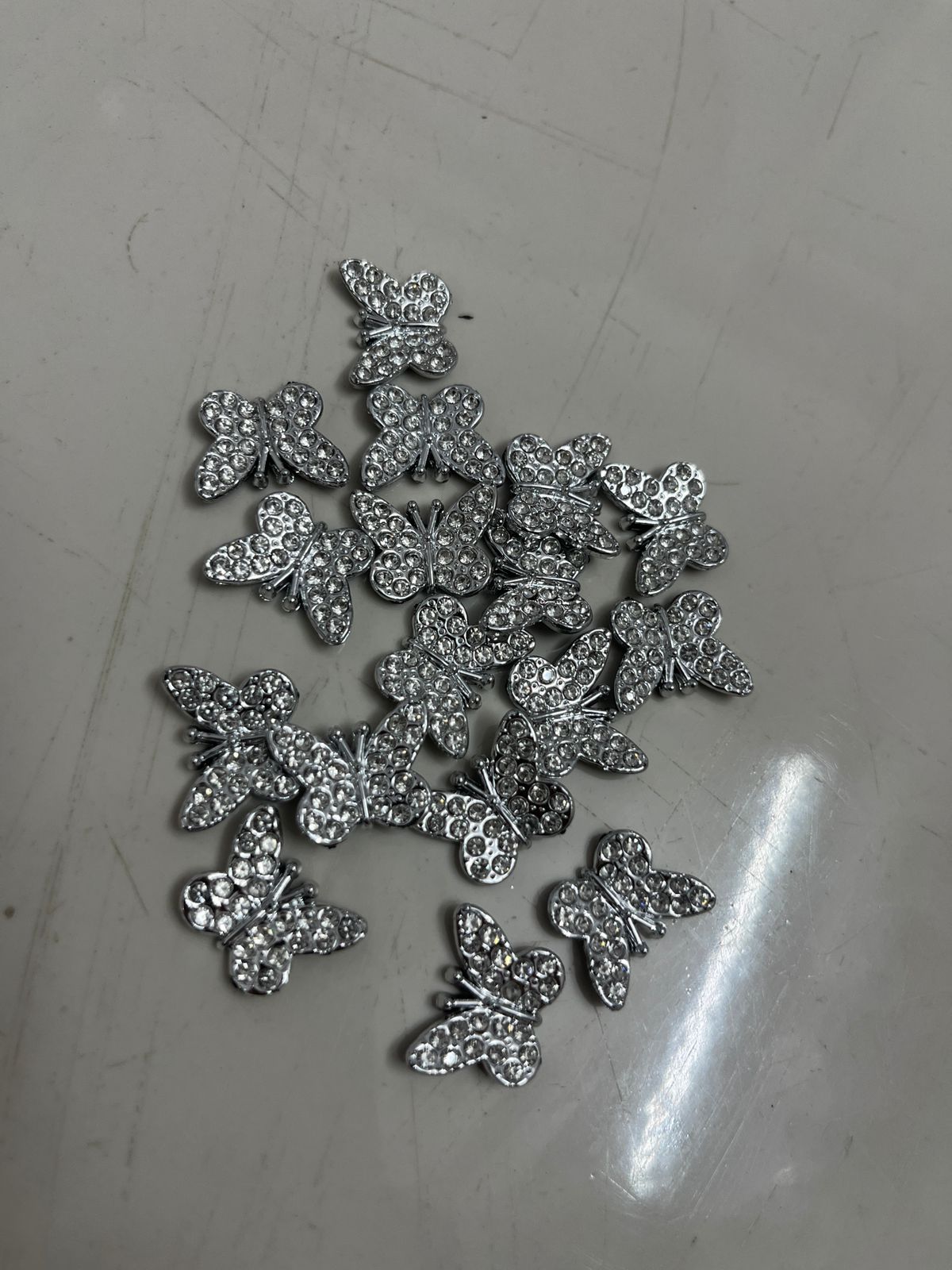 Silver Butterfly Charm(5 pcs)