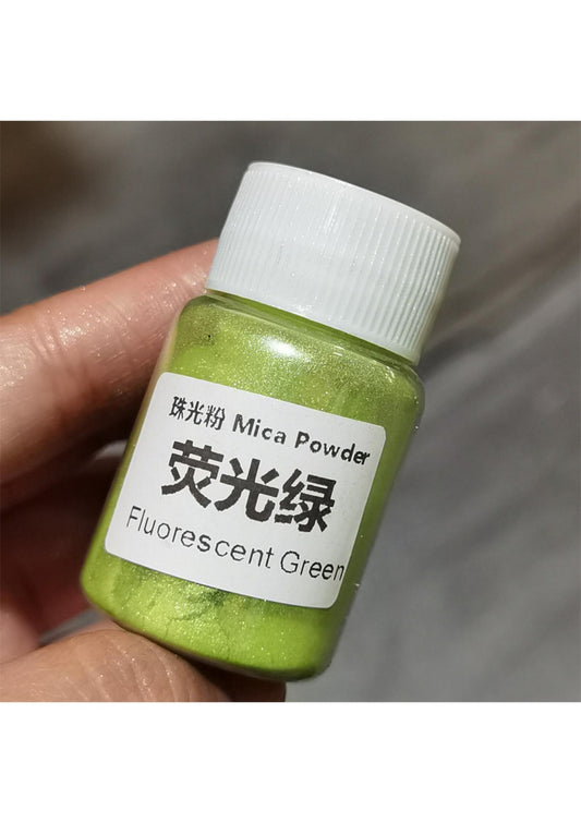Fluorescent Green Pearl powder(mica powder)