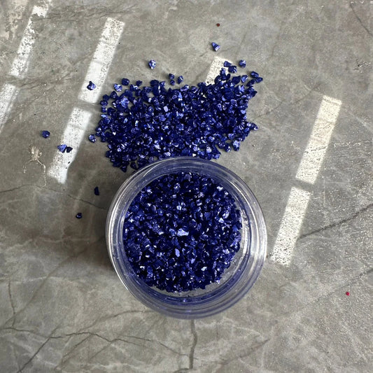 Glass Granules Dark Blue