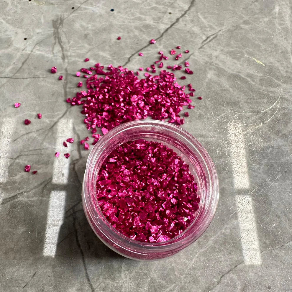 Glass granules Dark pink
