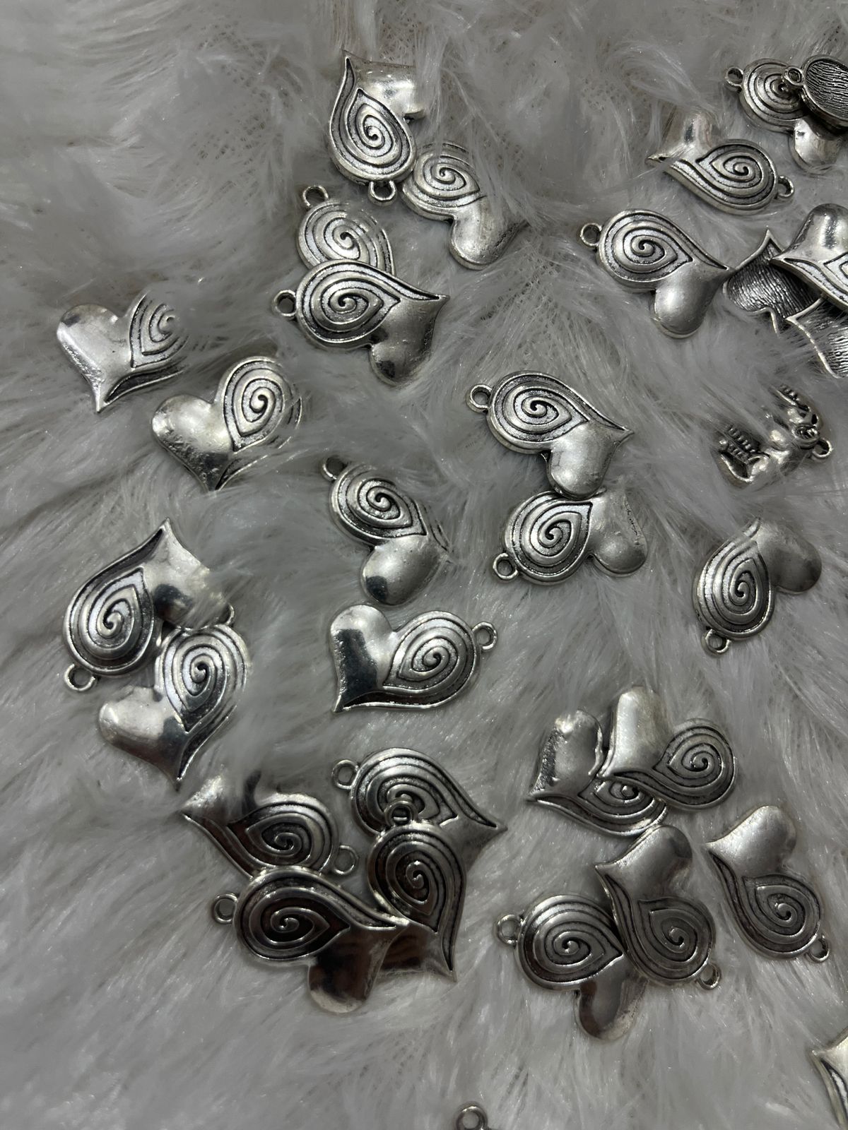 Silver beads D (1 pis)