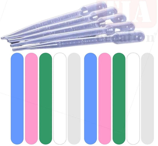 Resin Mixing Stick 5pc with 5pc Drops