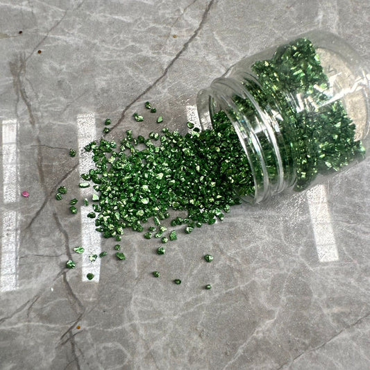 Glass granules Green