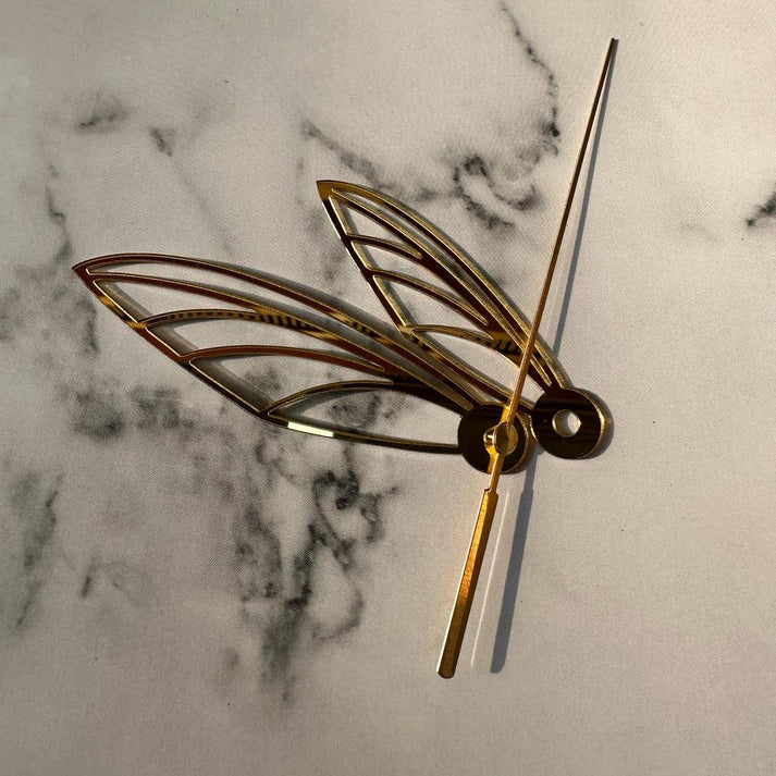 Butterfly clock needles