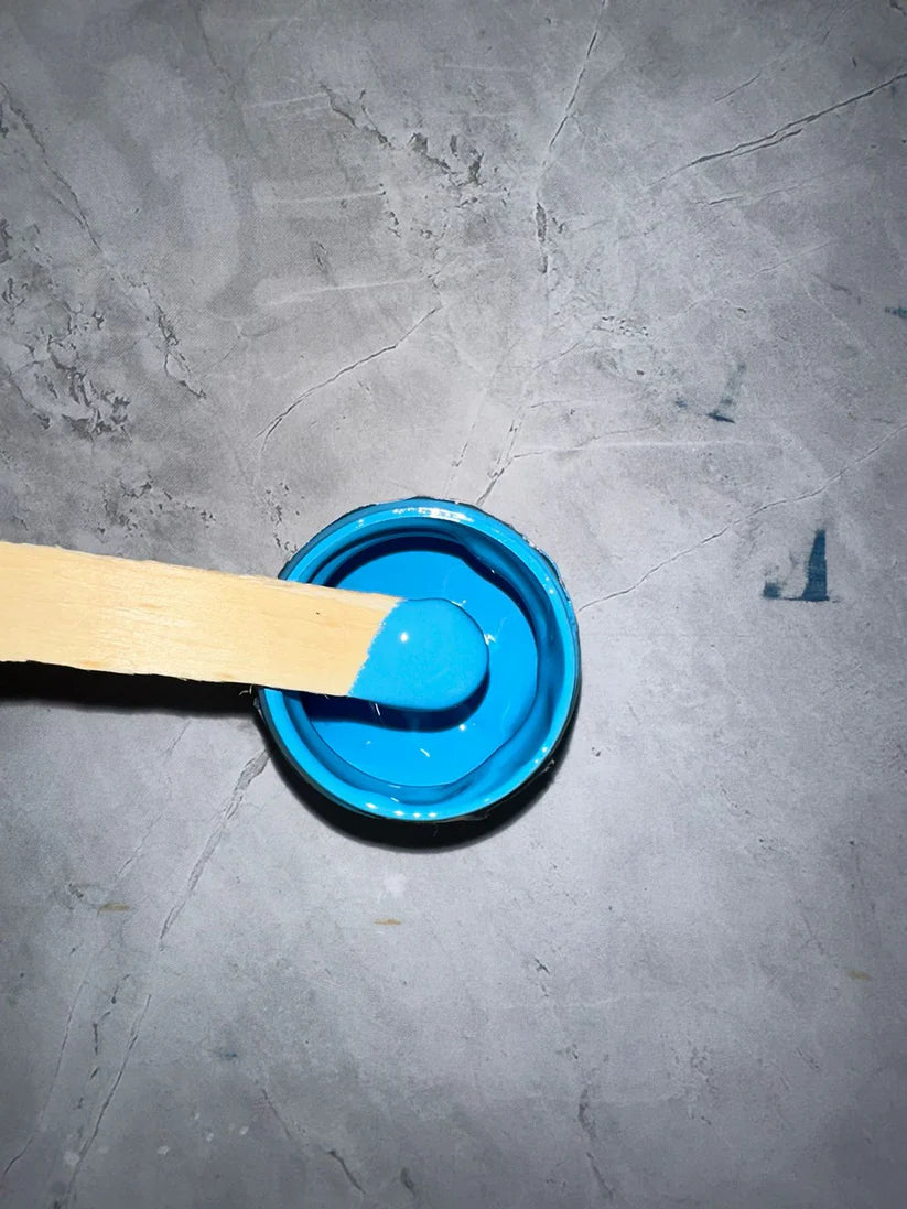 Pastel blue opaque pigment