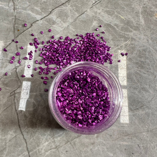 Glass Granules Purple