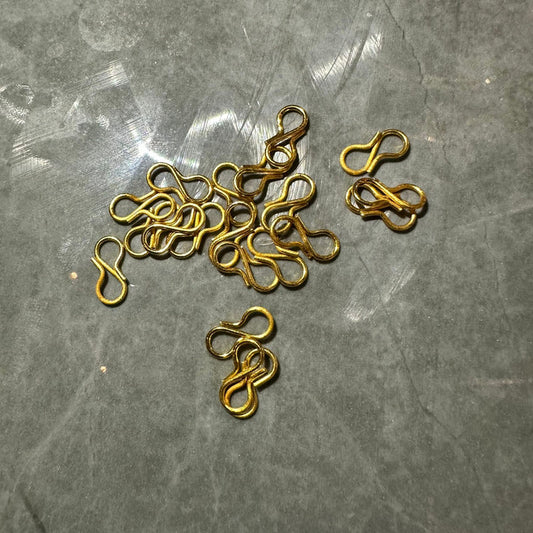 Jewellery gold hook(20 pcs)