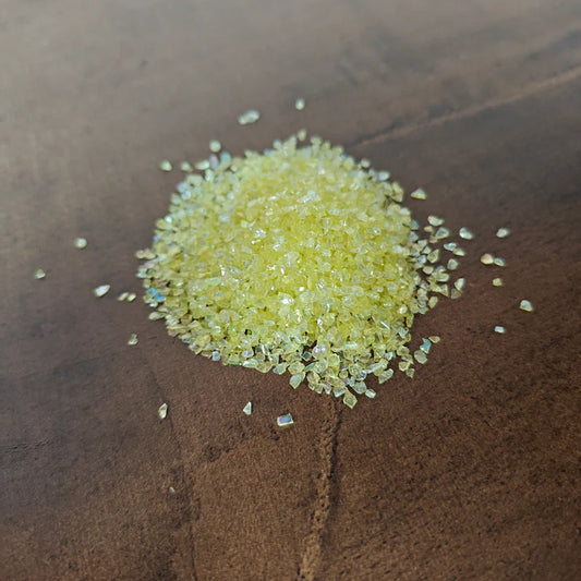 Small Rainbow Glass Granuls LEMON YELLOW