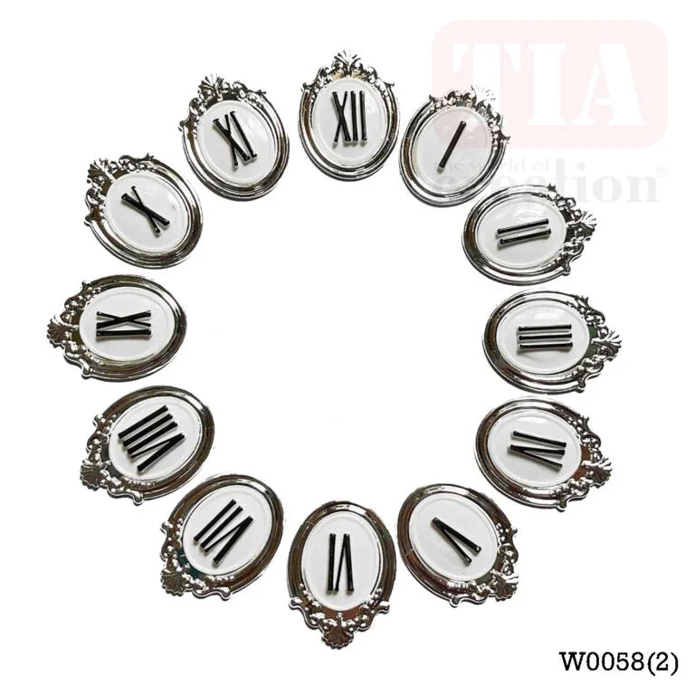 WALL CLOCK ROMAN NUMBERS GOLDEN