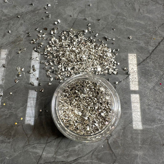 Glass granules Silver